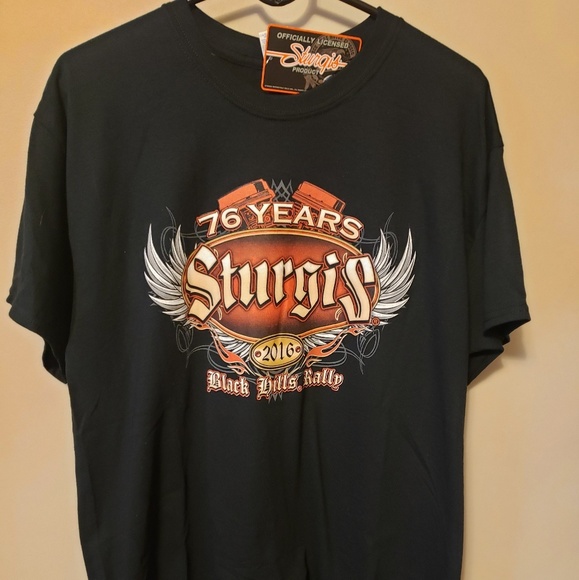 Sturgis 2016  "Black Hills Rally " Tshirt - Picture 1 of 7